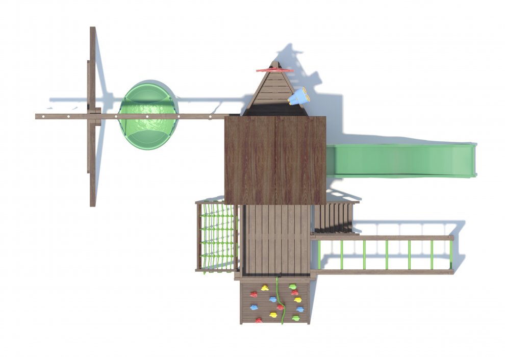 Детский игровой комплекс серия С2 модель 2 - вид 3